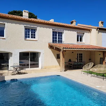 Grande Maison Familiale Avec Piscine, Proche Villeneuve-les-Beziers