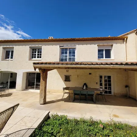 Tatil Evi Grande Maison Familiale Avec Piscine, Proche Villeneuve-lès-Béziers